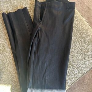 Alice + Olivia Sleek Black Leather pants
